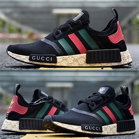 adidas nmd black custom gucci shoe|Gucci NMD where to buy.